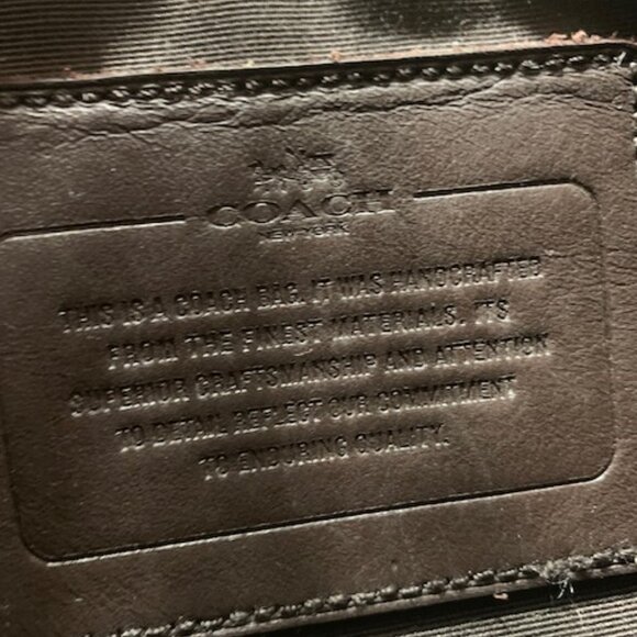 Coach Classic Camden Tech Leather File Messenger Crossbody bag - Picture 10 of 16